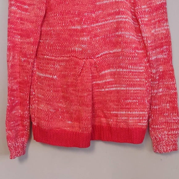 Stitch Fix Skies Are Blue Space Dye Cardigan Red Medium - Picture 8 of 8